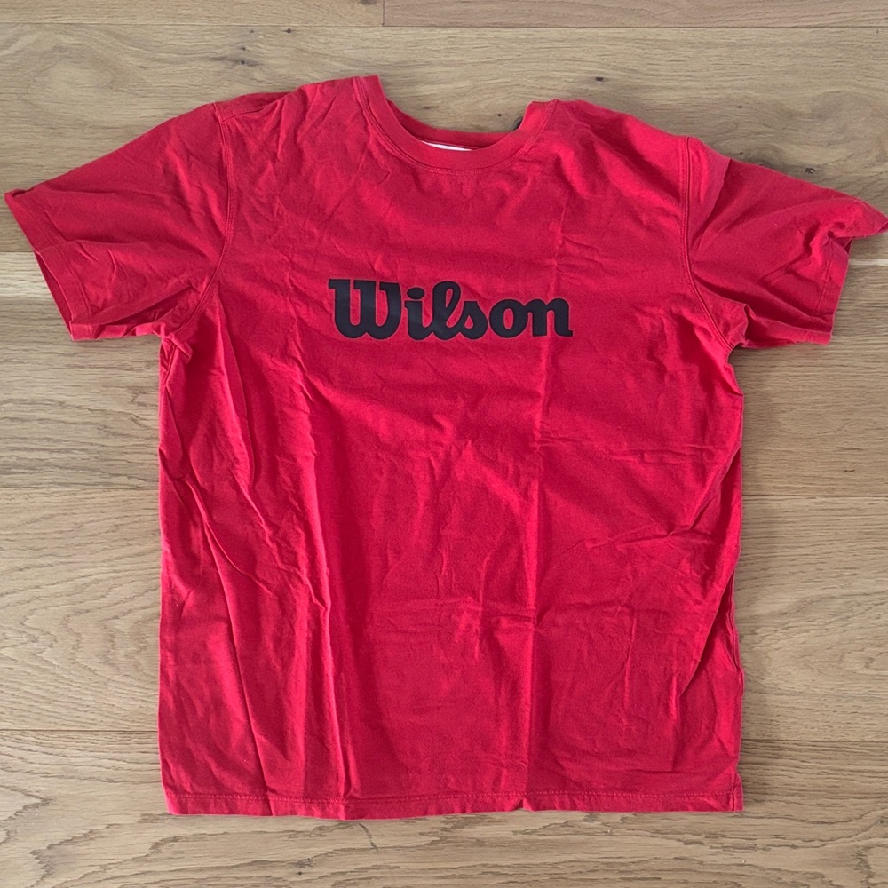 Wilson Bold Red Short Sleeve Tee